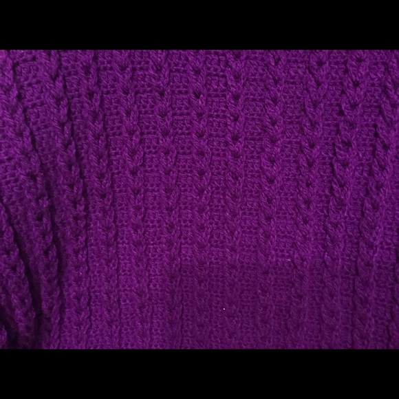 Crocheted cocoon sweater.                     100% acrylic, 100% handmade - Picture 6 of 16